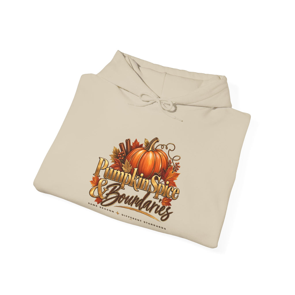 Pumpkin Spice & Boundaries Hooded Sweatshirt