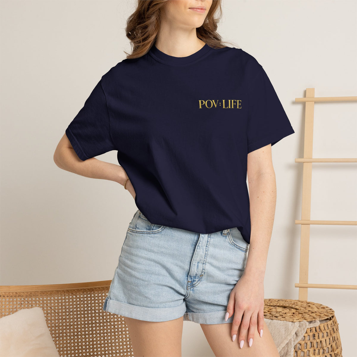 POV Life: Perception Graphic T-Shirt — Retro Coin Loss & Lesson Design