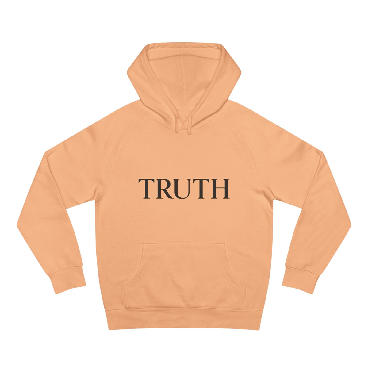 Truth Hoodie — Minimal Front Logo & Back Quote ‘I'd Rather Be Alone in Truth Than Surrounded by Lies’