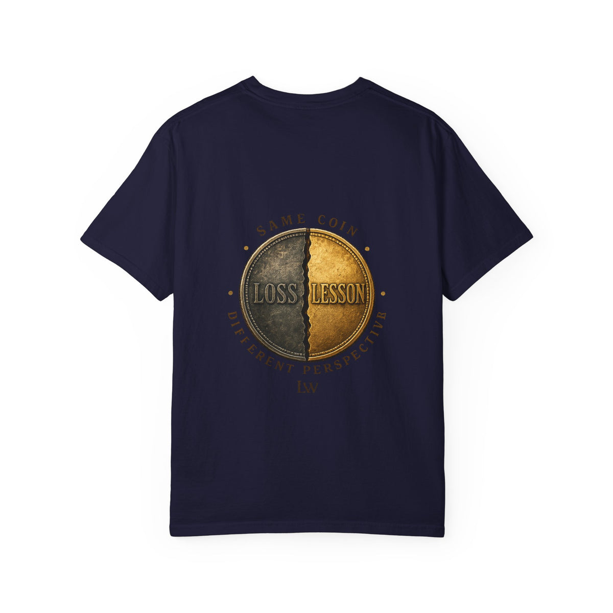 POV Life: Perception Graphic T-Shirt — Retro Coin Loss & Lesson Design