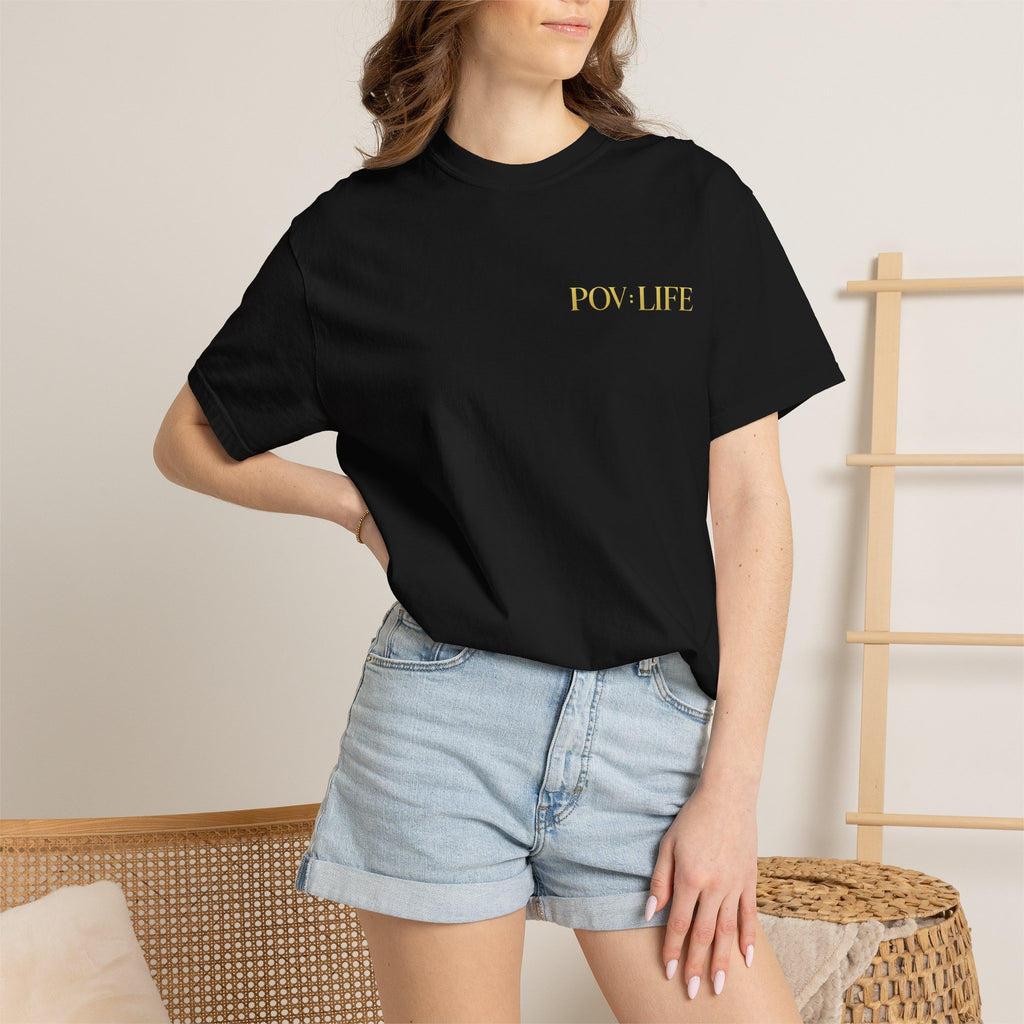 POV Life: Perception Graphic T-Shirt — Retro Coin Loss & Lesson Design