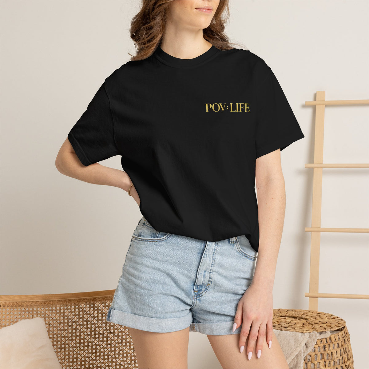 POV Life: Perception Graphic T-Shirt — Retro Coin Loss & Lesson Design