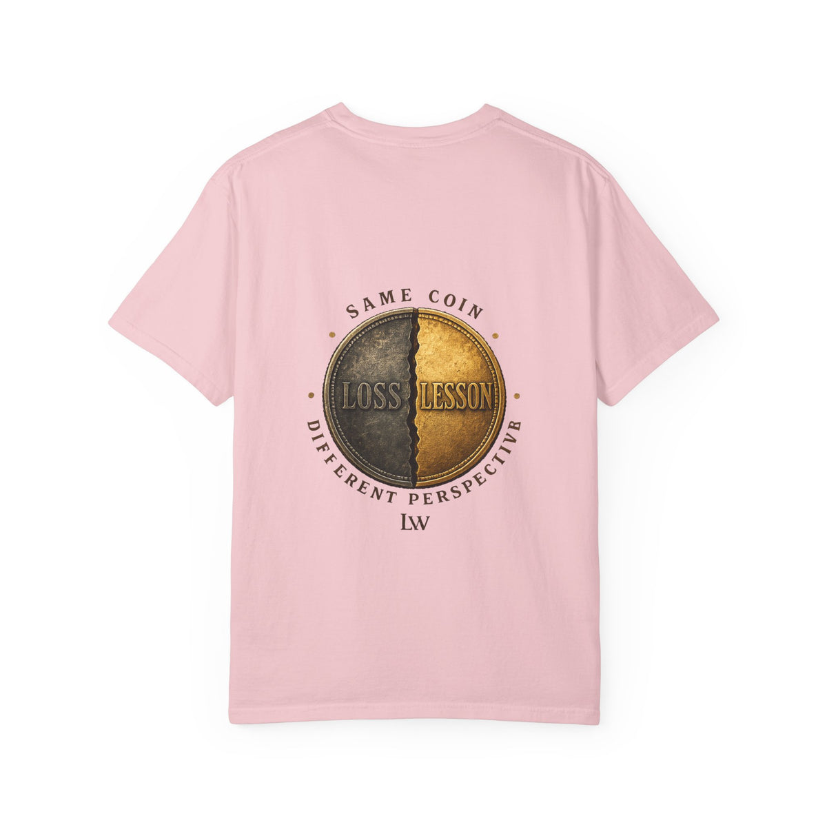 POV Life: Perception Graphic T-Shirt — Retro Coin Loss & Lesson Design
