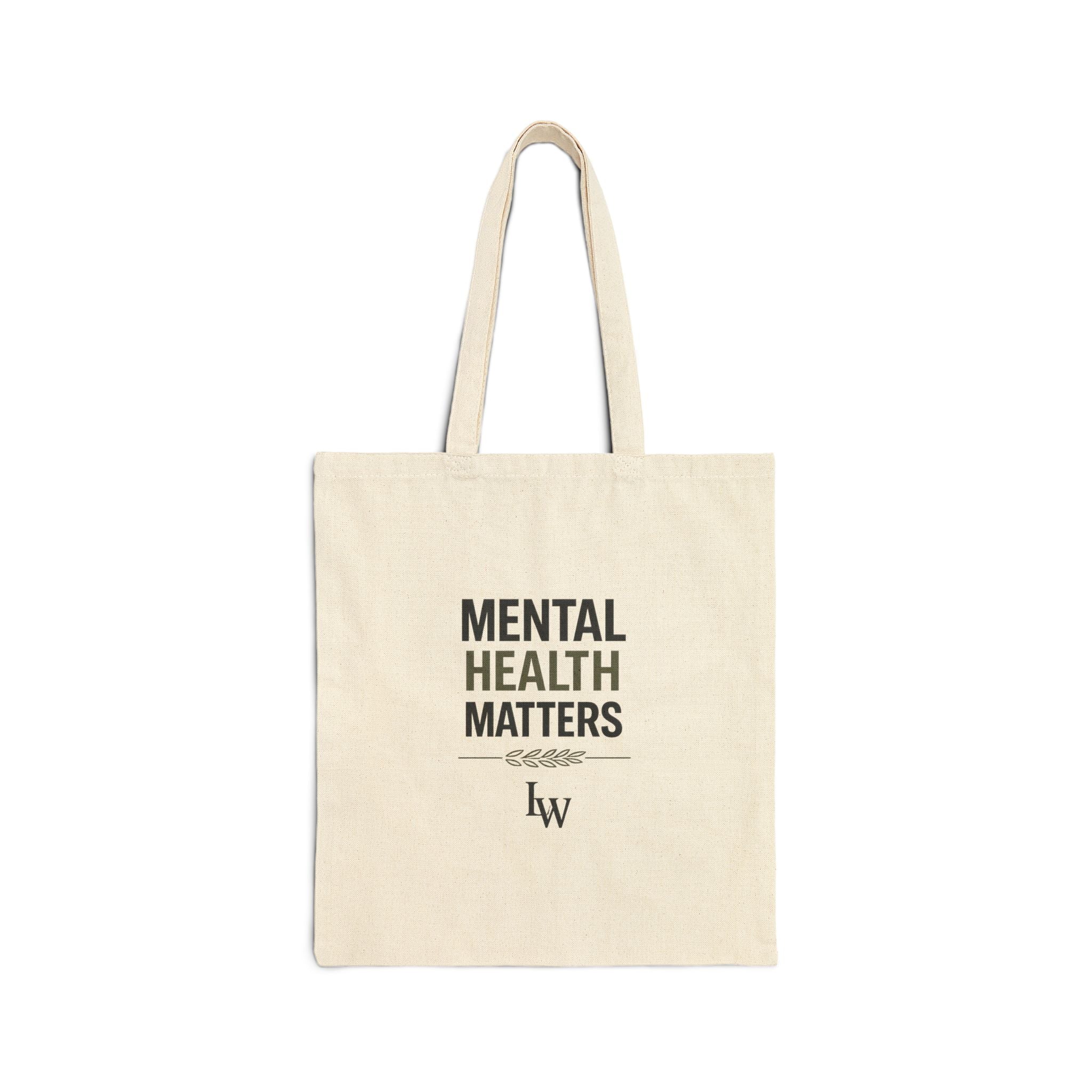 Mental Health Matters Canvas Tote Bag