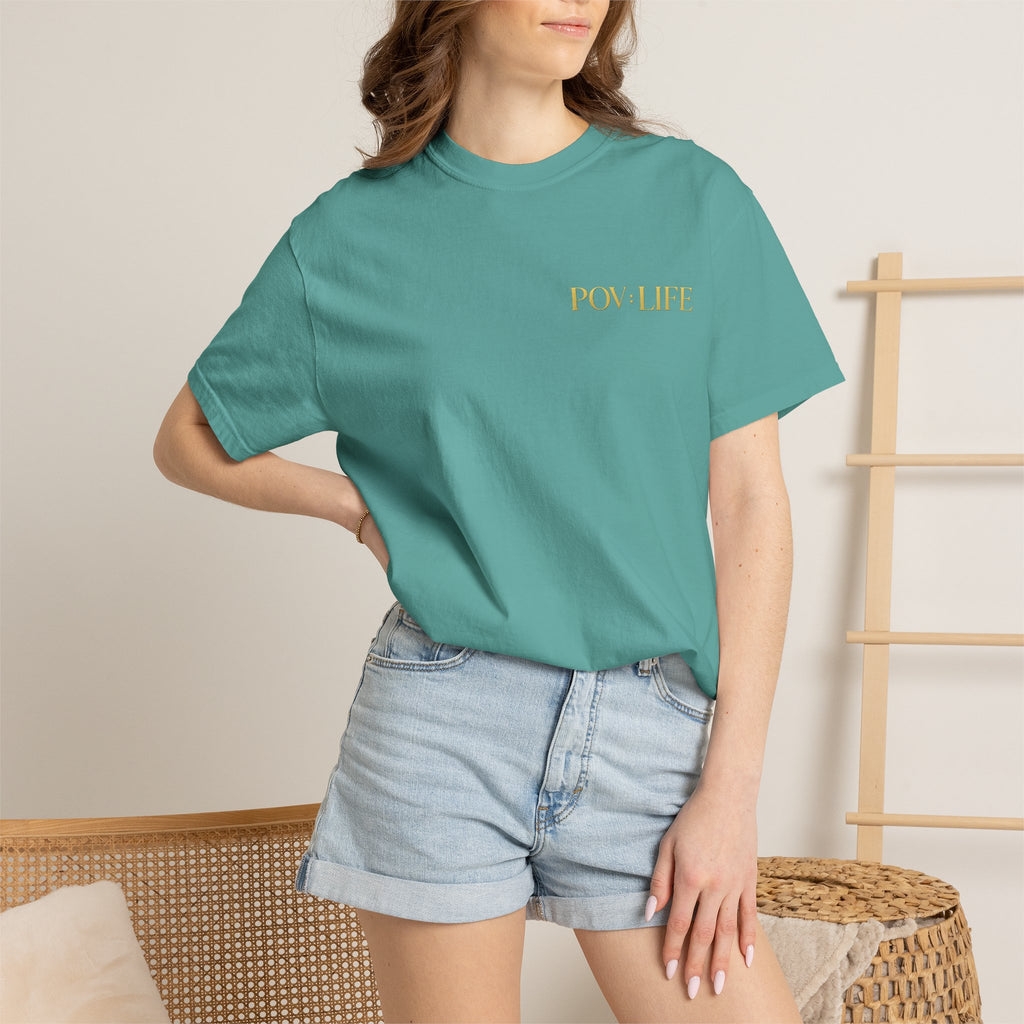POV Life: Perception Graphic T-Shirt — Retro Coin Loss & Lesson Design