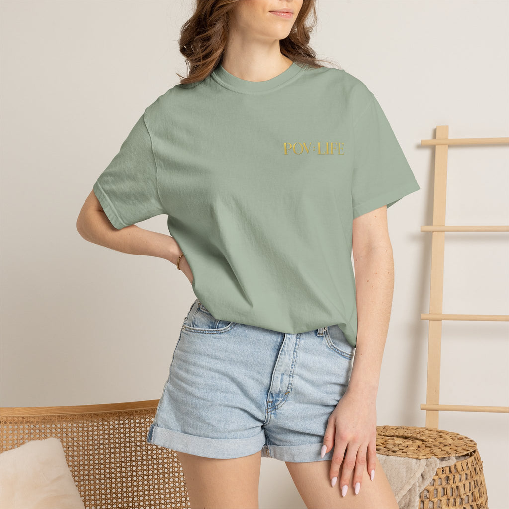 POV Life: Perception Graphic T-Shirt — Retro Coin Loss & Lesson Design