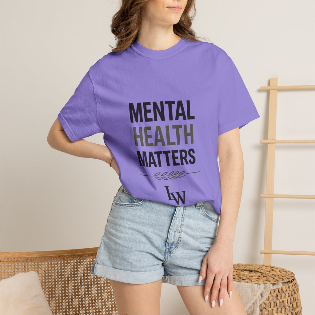 Mental Health Matters T-Shirt — Awareness Tee with Inspirational Text