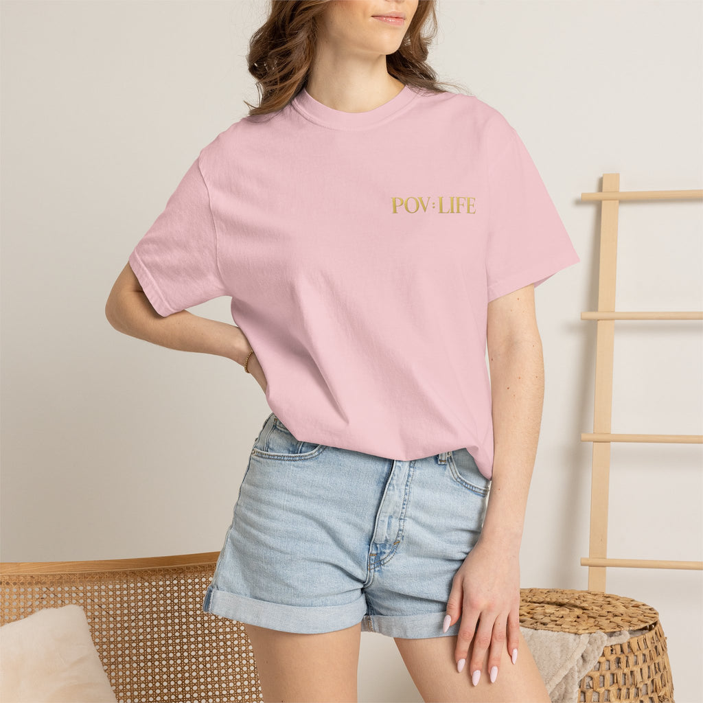 POV Life: Perception Graphic T-Shirt — Retro Coin Loss & Lesson Design