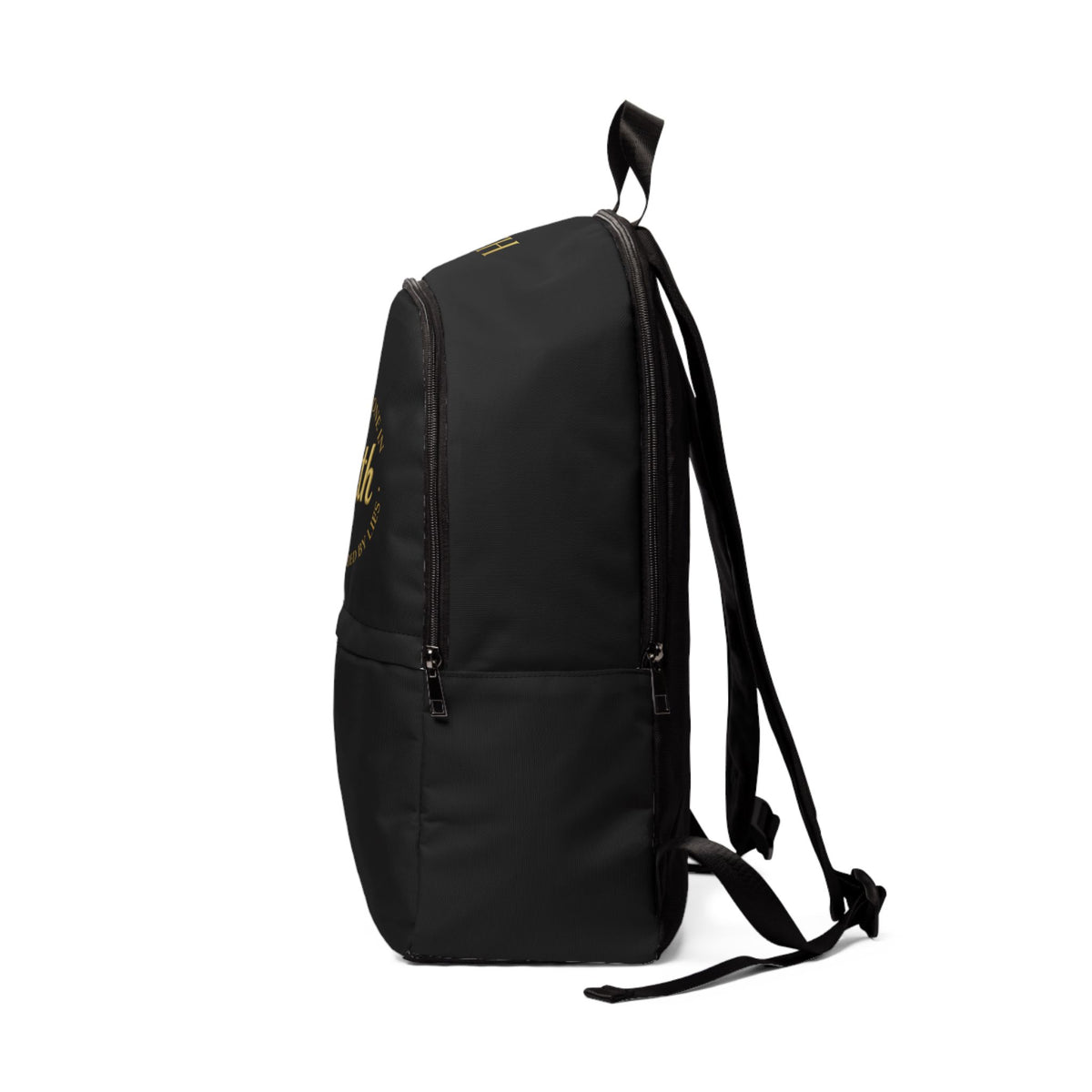 Truth Gold Crest Backpack — Inspirational Quote Daypack
