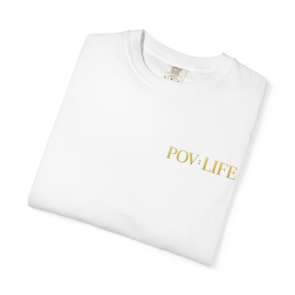 POV Life: Perception Graphic T-Shirt — Retro Coin Loss & Lesson Design
