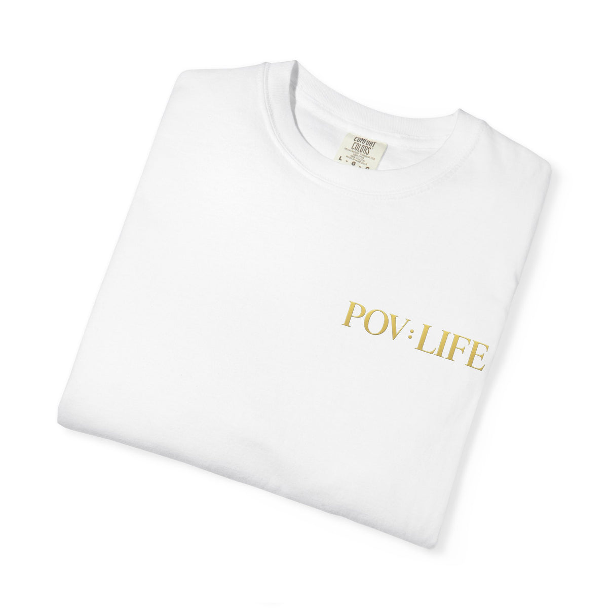 POV Life: Perception Graphic T-Shirt — Retro Coin Loss & Lesson Design