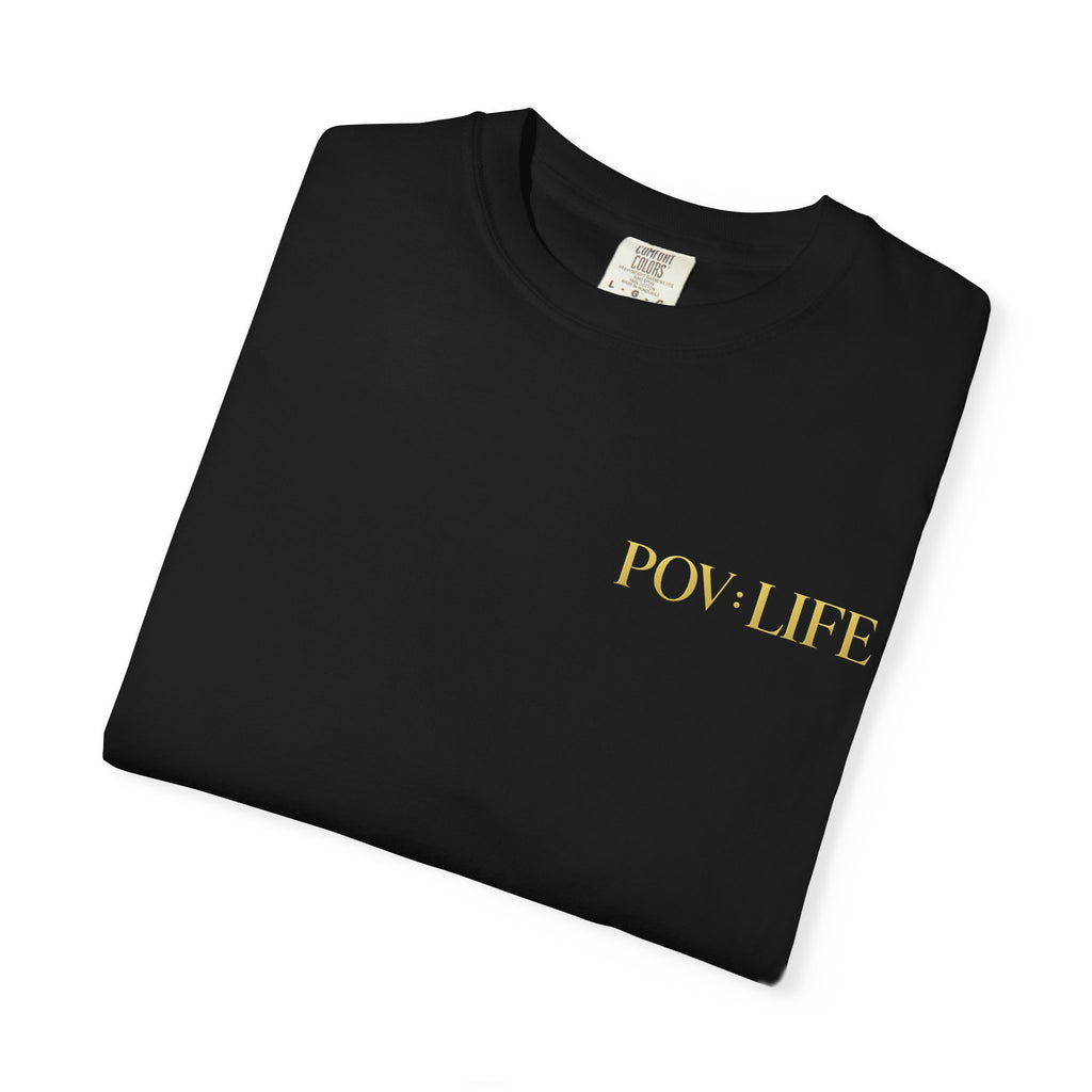 POV Life: Perception Graphic T-Shirt — Retro Coin Loss & Lesson Design