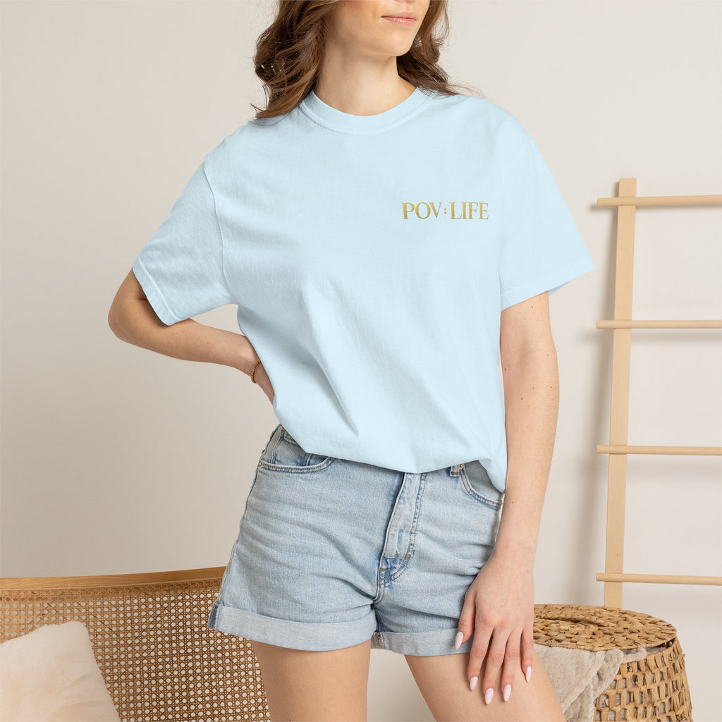 POV Life: Perception Graphic T-Shirt — Retro Coin Loss & Lesson Design