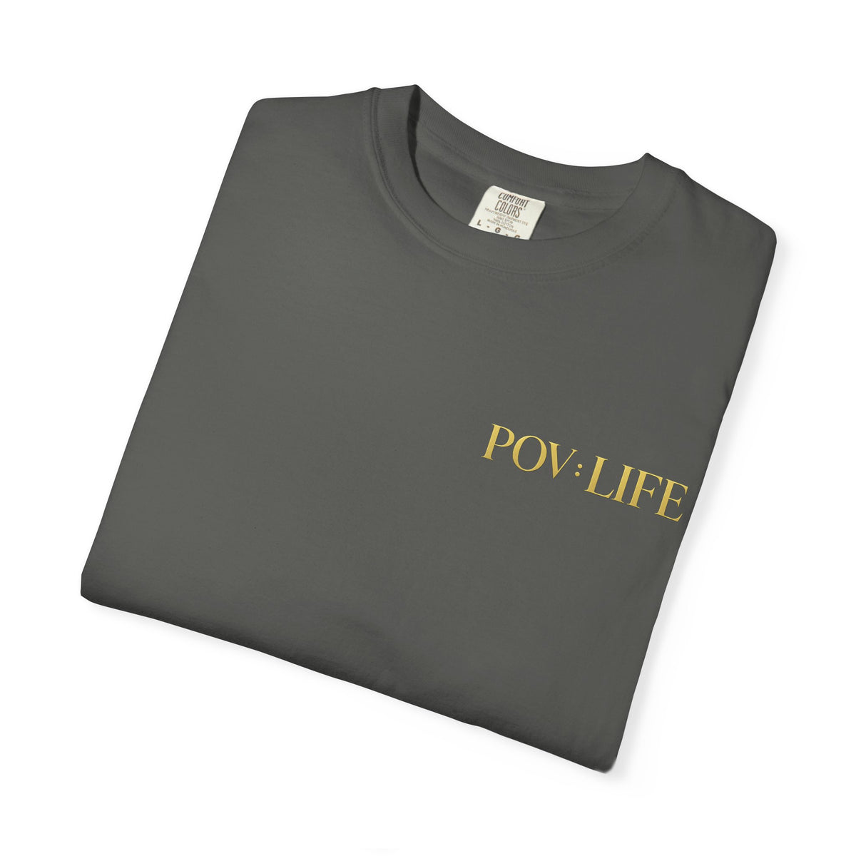 POV Life: Perception Graphic T-Shirt — Retro Coin Loss & Lesson Design