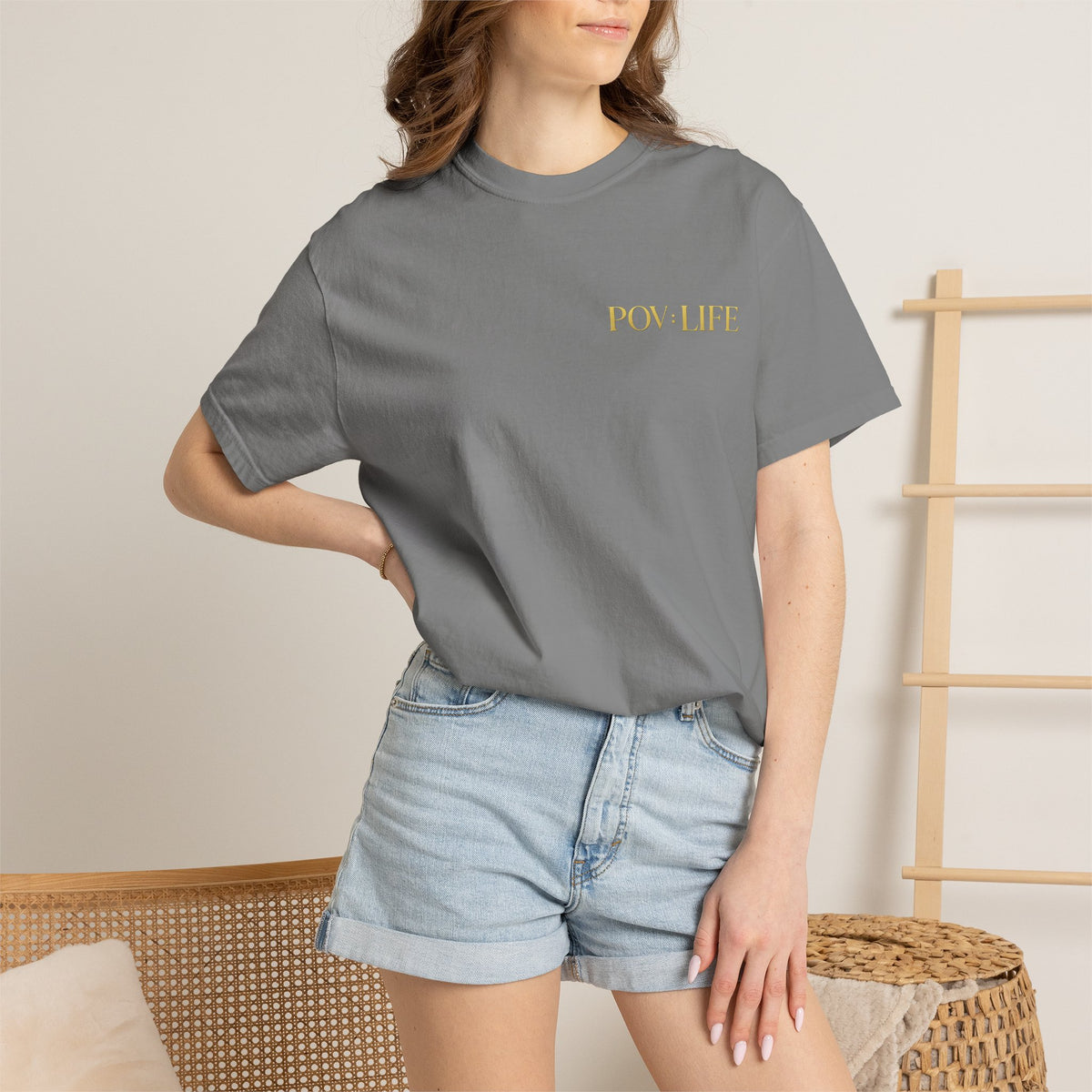 POV Life: Perception Graphic T-Shirt — Retro Coin Loss & Lesson Design