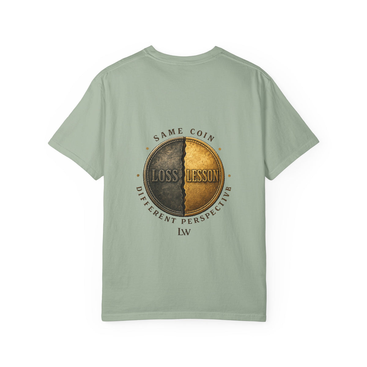 POV Life: Perception Graphic T-Shirt — Retro Coin Loss & Lesson Design