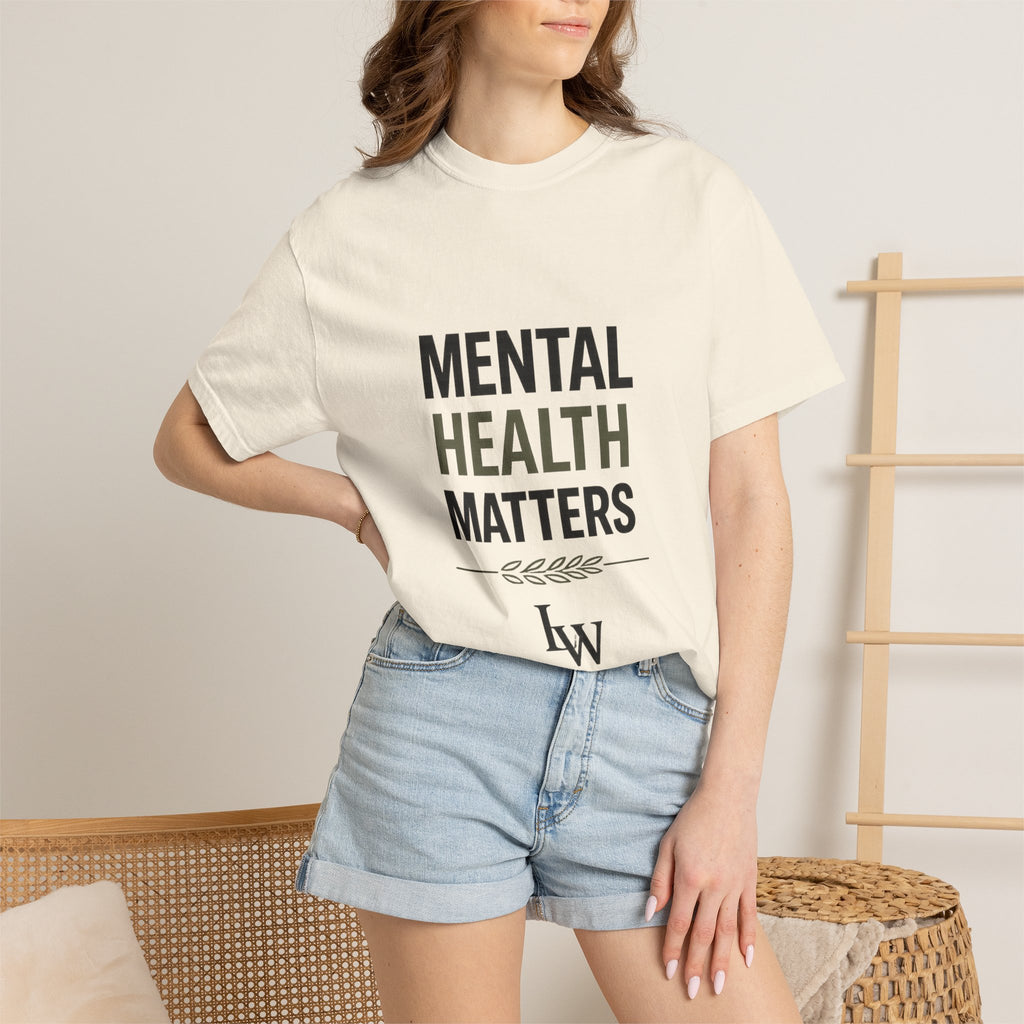 Mental Health Matters T-Shirt — Awareness Tee with Inspirational Text