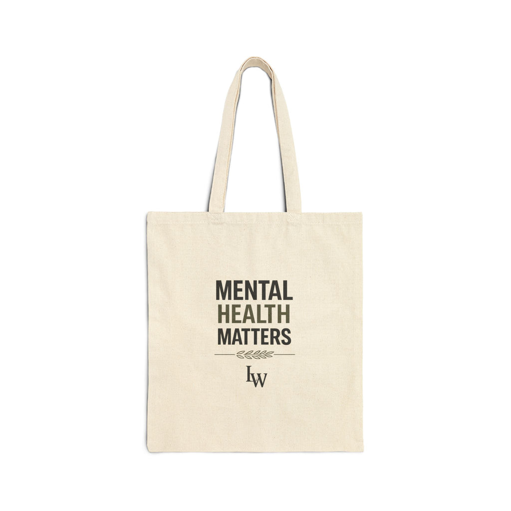 Mental Health Matters Canvas Tote Bag