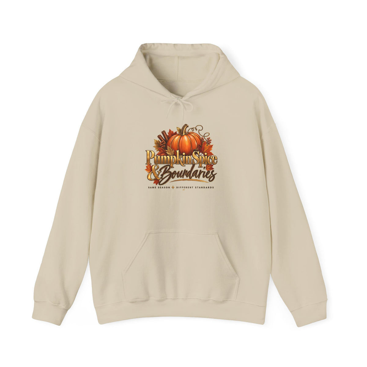 Pumpkin Spice & Boundaries Hooded Sweatshirt