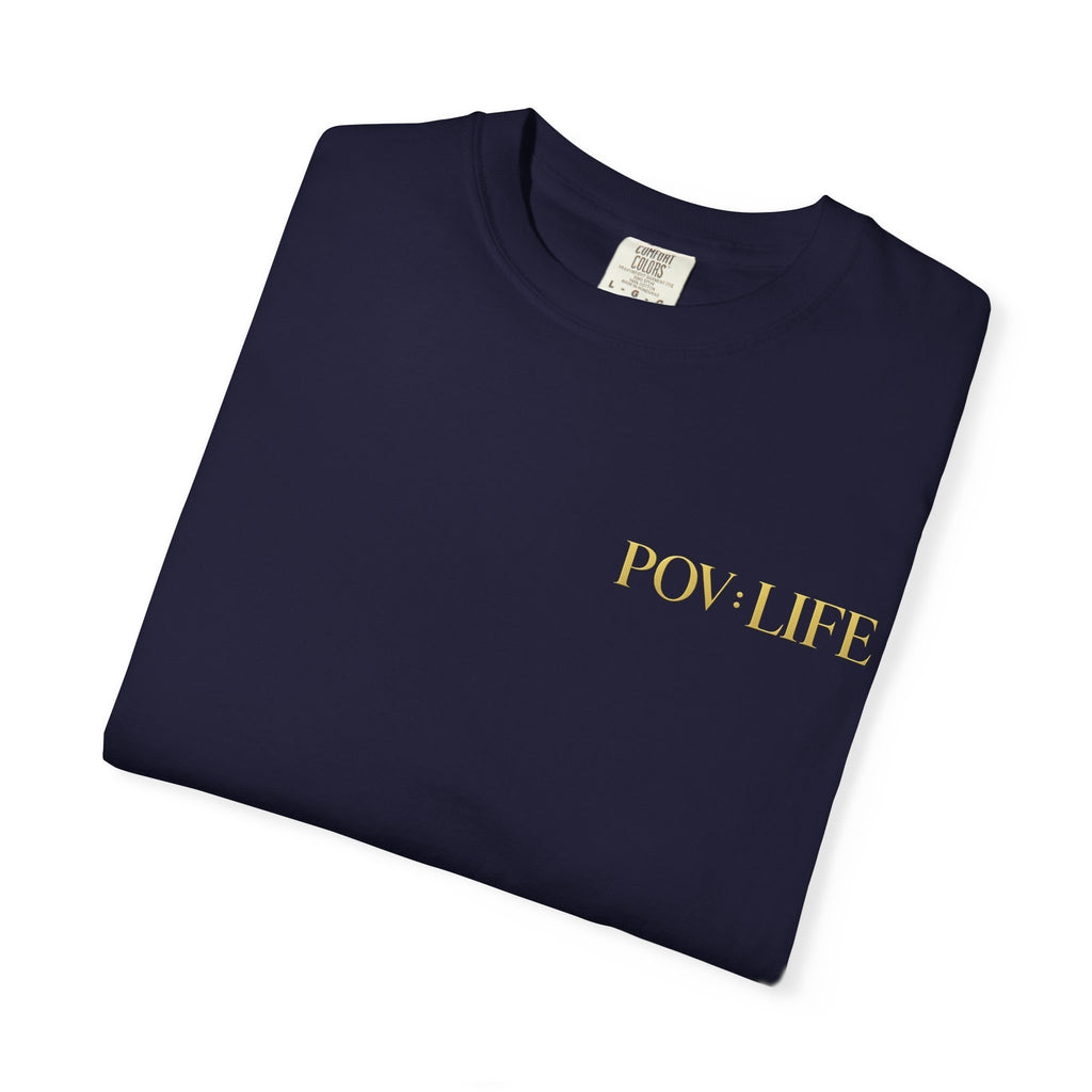 POV Life: Perception Graphic T-Shirt — Retro Coin Loss & Lesson Design