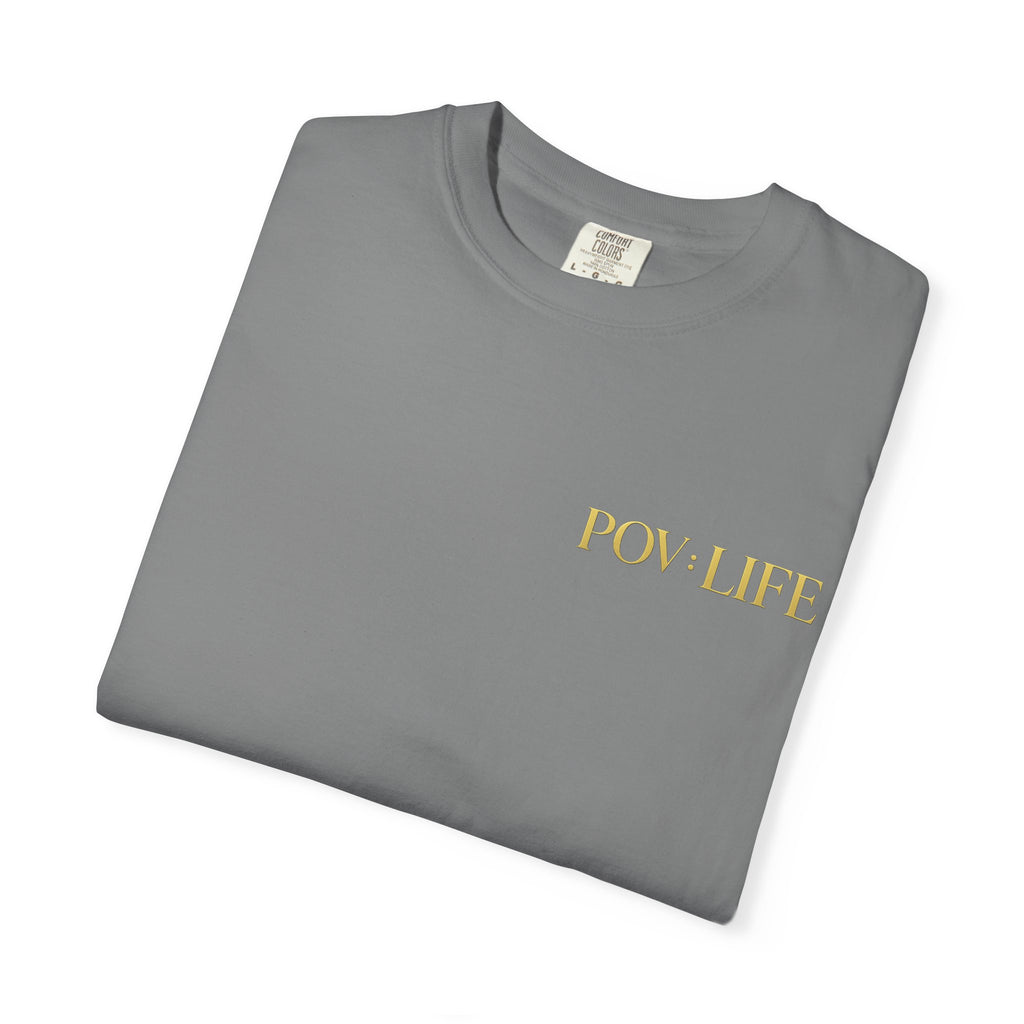POV Life: Perception Graphic T-Shirt — Retro Coin Loss & Lesson Design