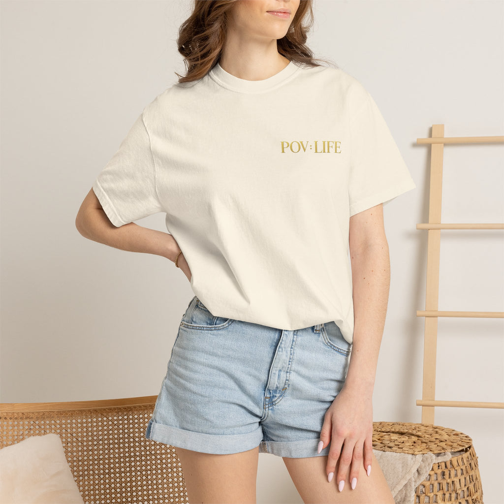 POV Life: Perception Graphic T-Shirt — Retro Coin Loss & Lesson Design