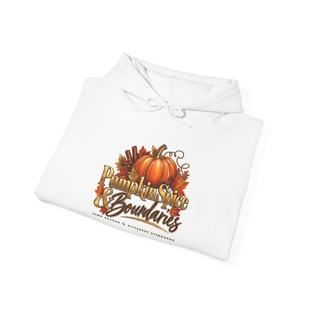 Pumpkin Spice & Boundaries Hooded Sweatshirt