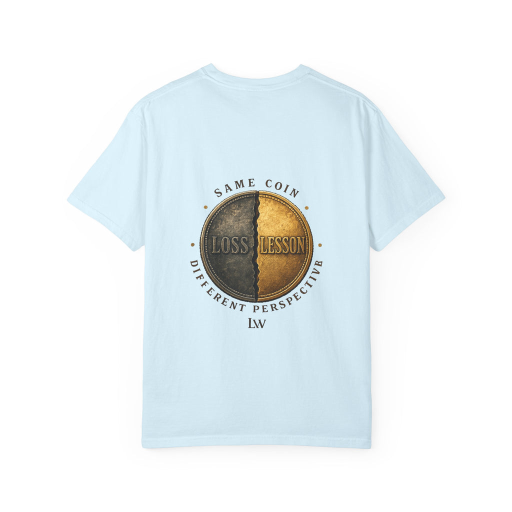 POV Life: Perception Graphic T-Shirt — Retro Coin Loss & Lesson Design