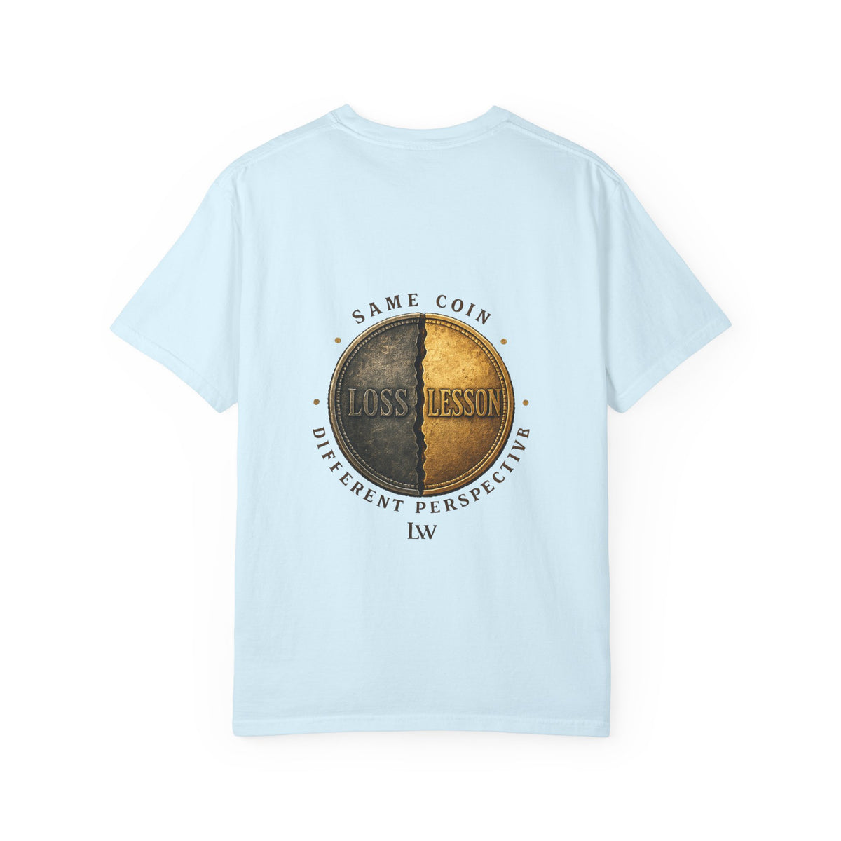 POV Life: Perception Graphic T-Shirt — Retro Coin Loss & Lesson Design